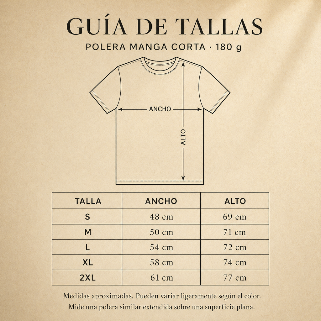 Polera Básica Amarilla Manga Corta | La Pilcha