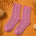 Calcetines Lunares Rosado + puntos blancos/azules | La Pilcha