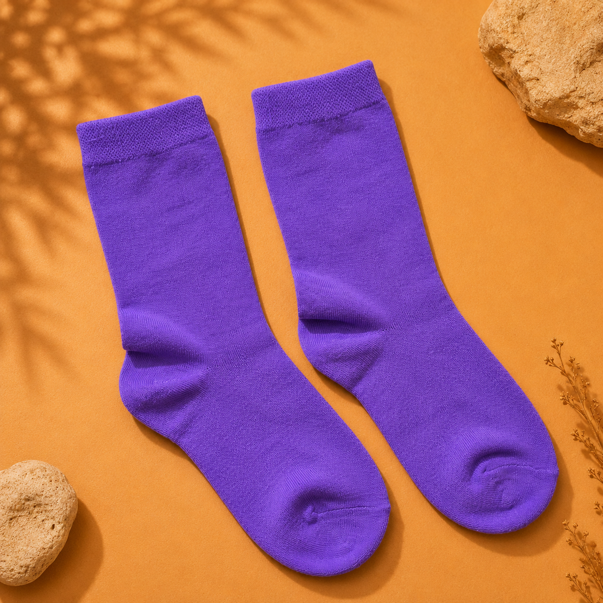 Calcetines Clásicos Morado | La Pilcha