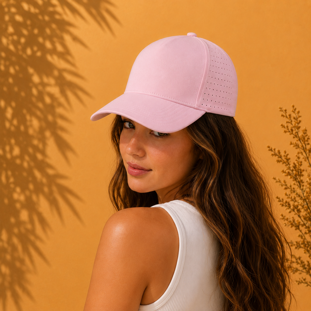 Jockey Premium Rosa Claro Perforado | La Pilcha