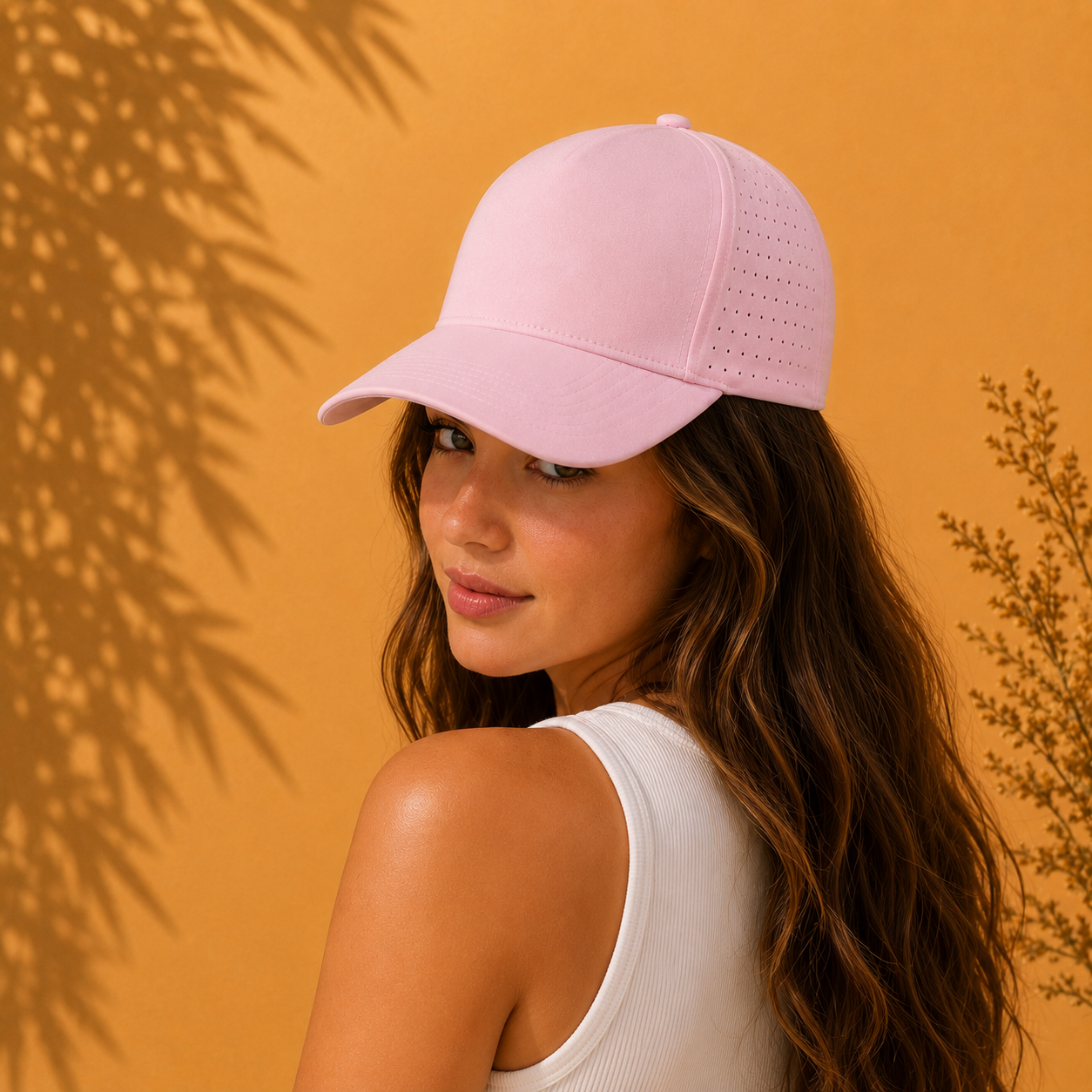 Jockey Premium Rosa Claro Perforado | La Pilcha