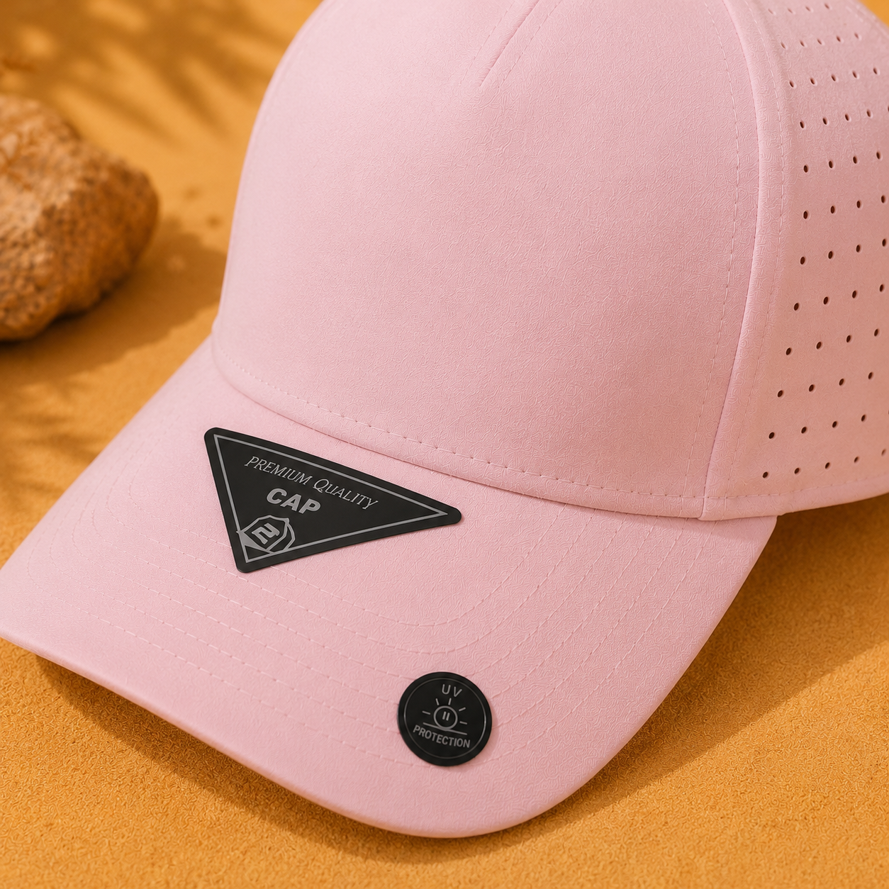 Jockey Premium Rosa Claro Perforado | La Pilcha