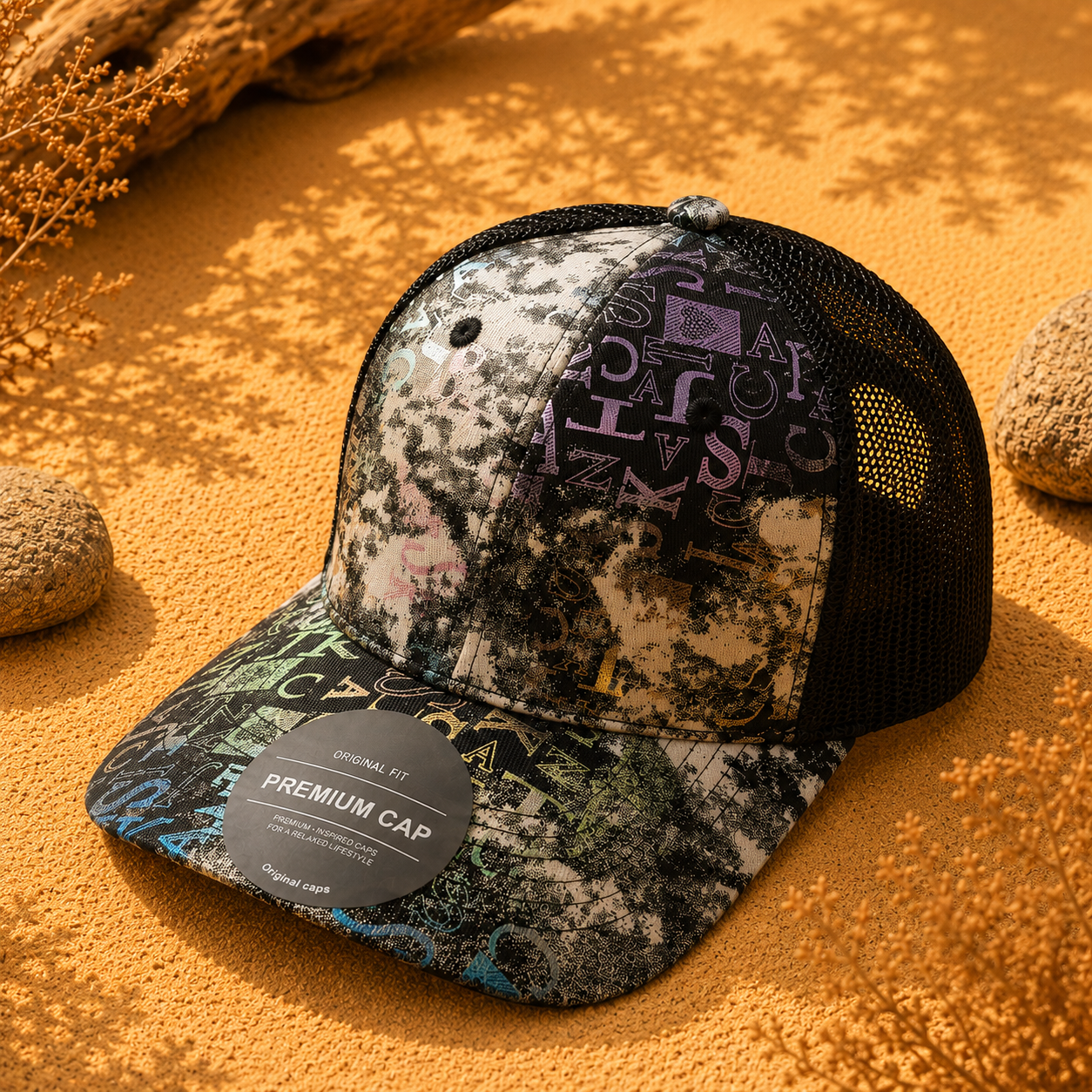 Jockey Trucker Urban Graffiti Oscuro | La Pilcha