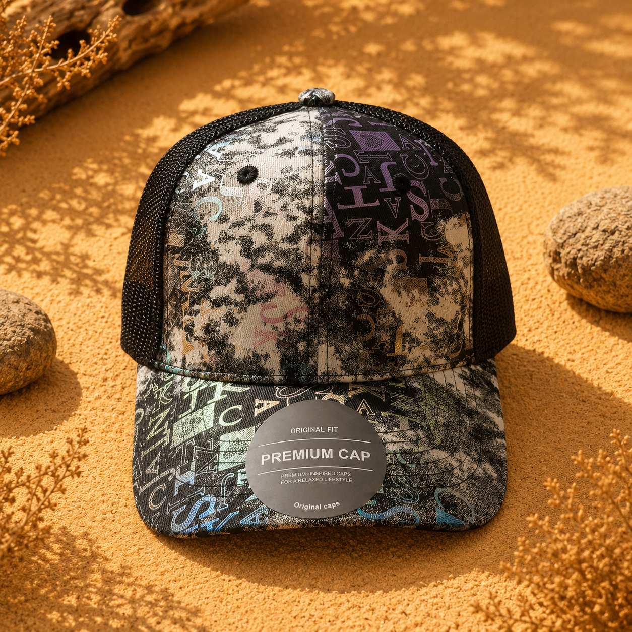Jockey Trucker Urban Graffiti Oscuro | La Pilcha