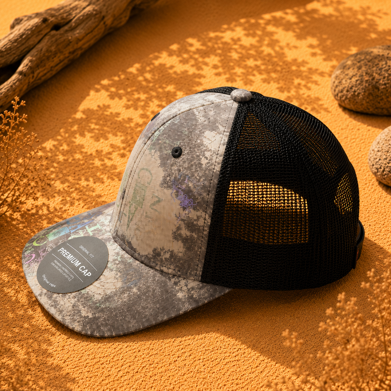 Jockey Trucker Urban Graffiti Gris | La Pilcha