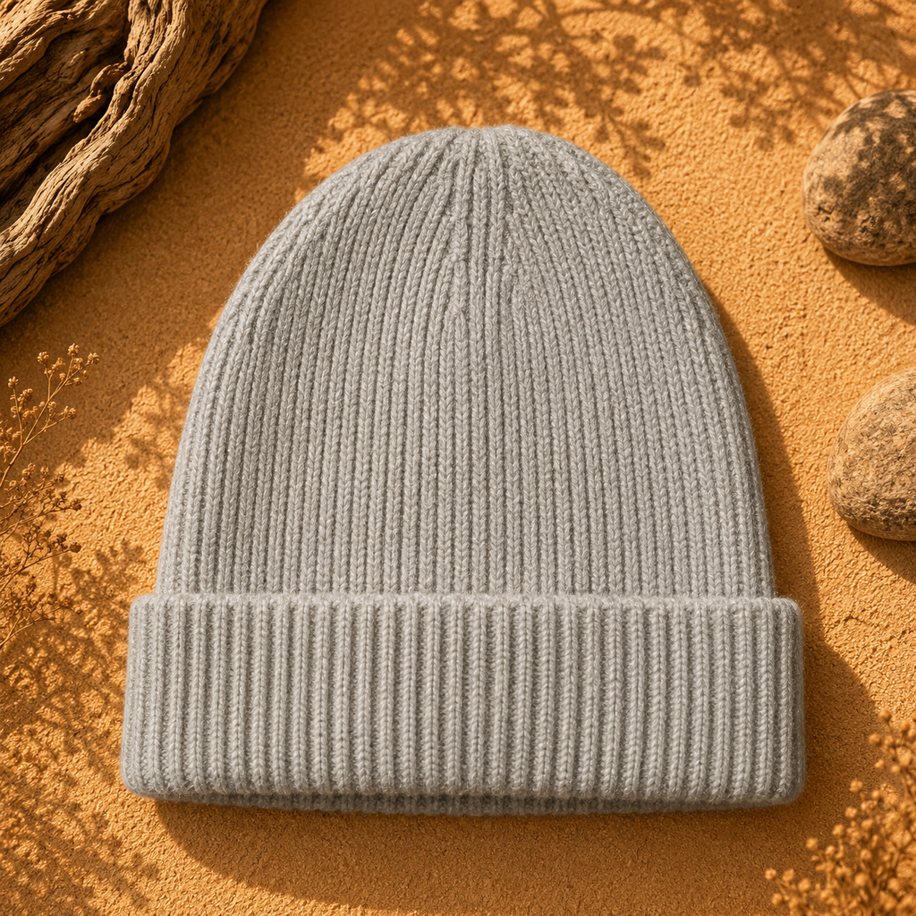 Gorro Beanie Gris Claro | La Pilcha
