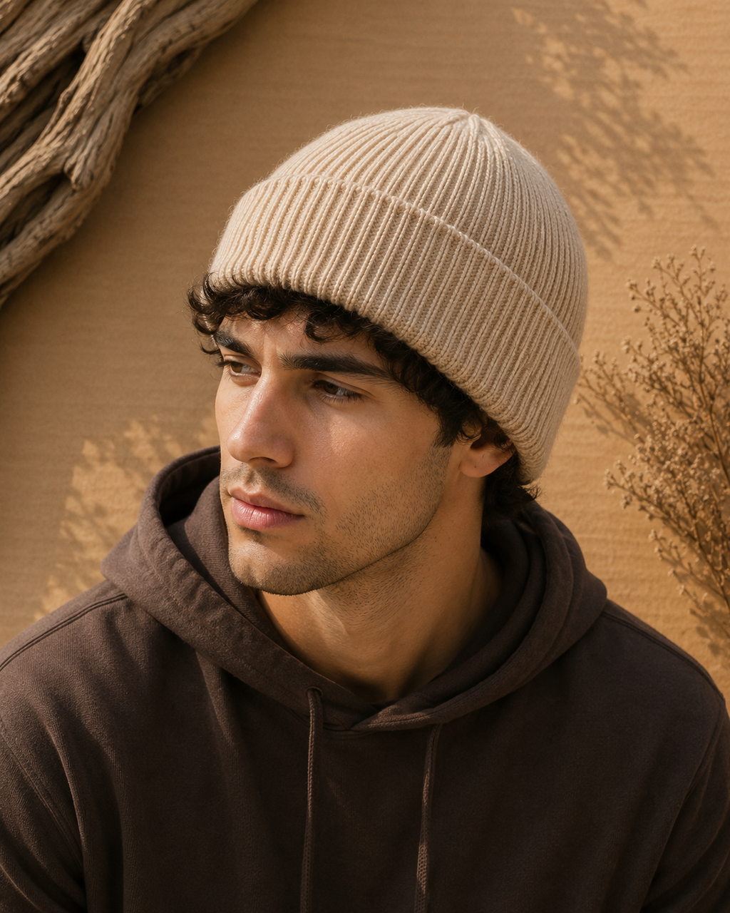 Gorro Beanie Beige Claro| La Pilcha