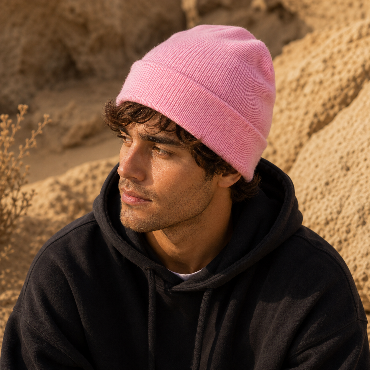 Gorro Beanie Rosado| La Pilcha