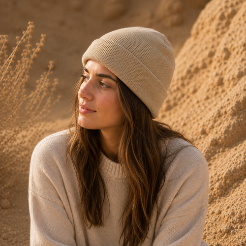 Gorro Beanie Beige| La Pilcha