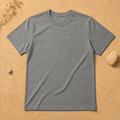 Polera Básica Gris Oscuro Manga Corta | La Pilcha