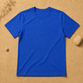 Polera Básica Azul Intenso Manga Corta | La Pilcha