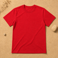 Polera Básica Rojo Manga Corta | La Pilcha