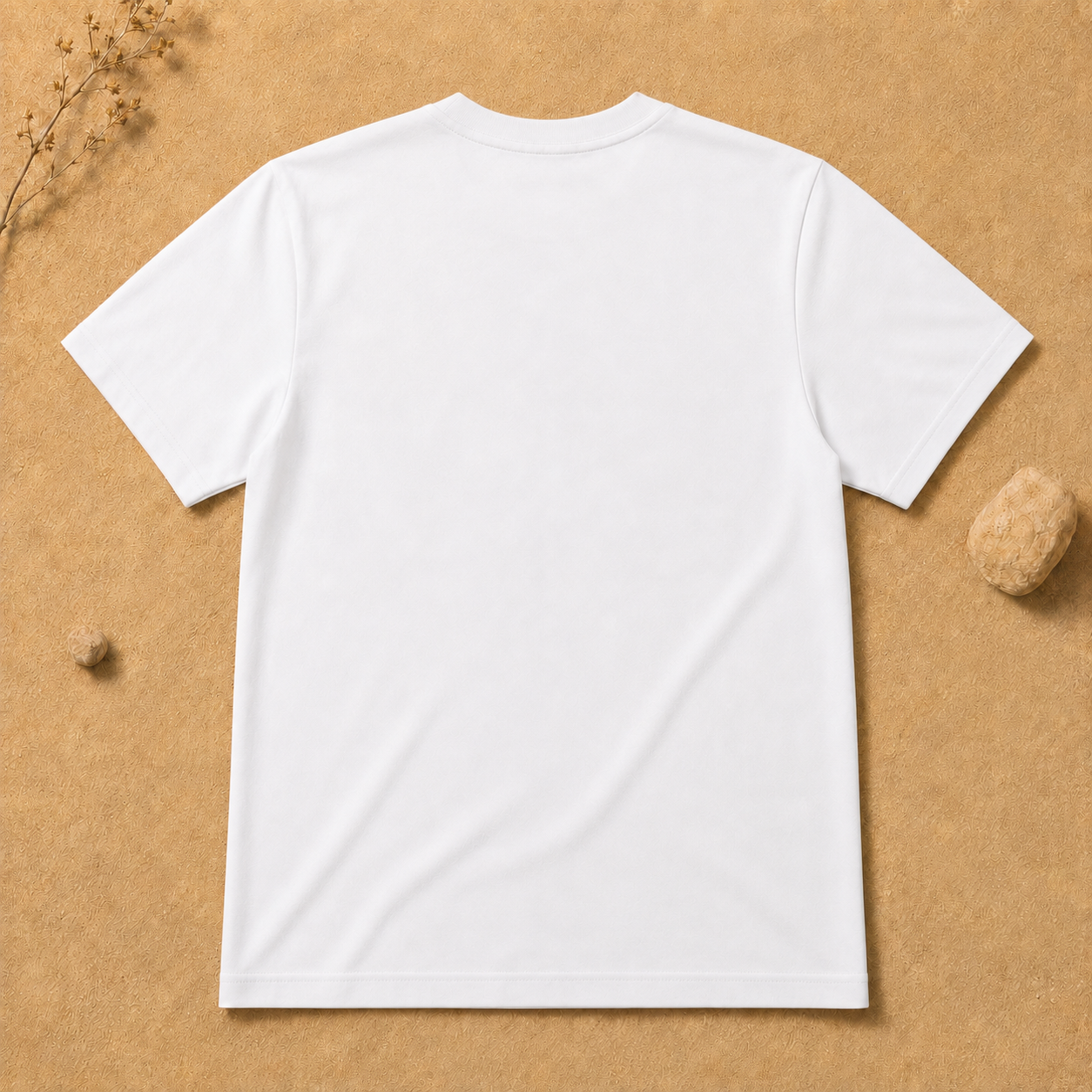 Polera Básica Blanca Manga Corta | La Pilcha