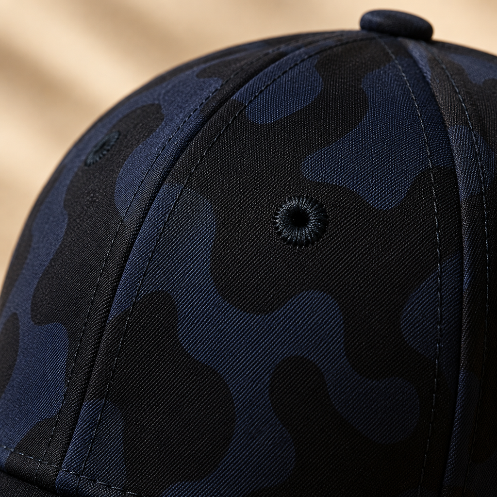 Jockey Gorra Camo Negro Azul | La Pilcha