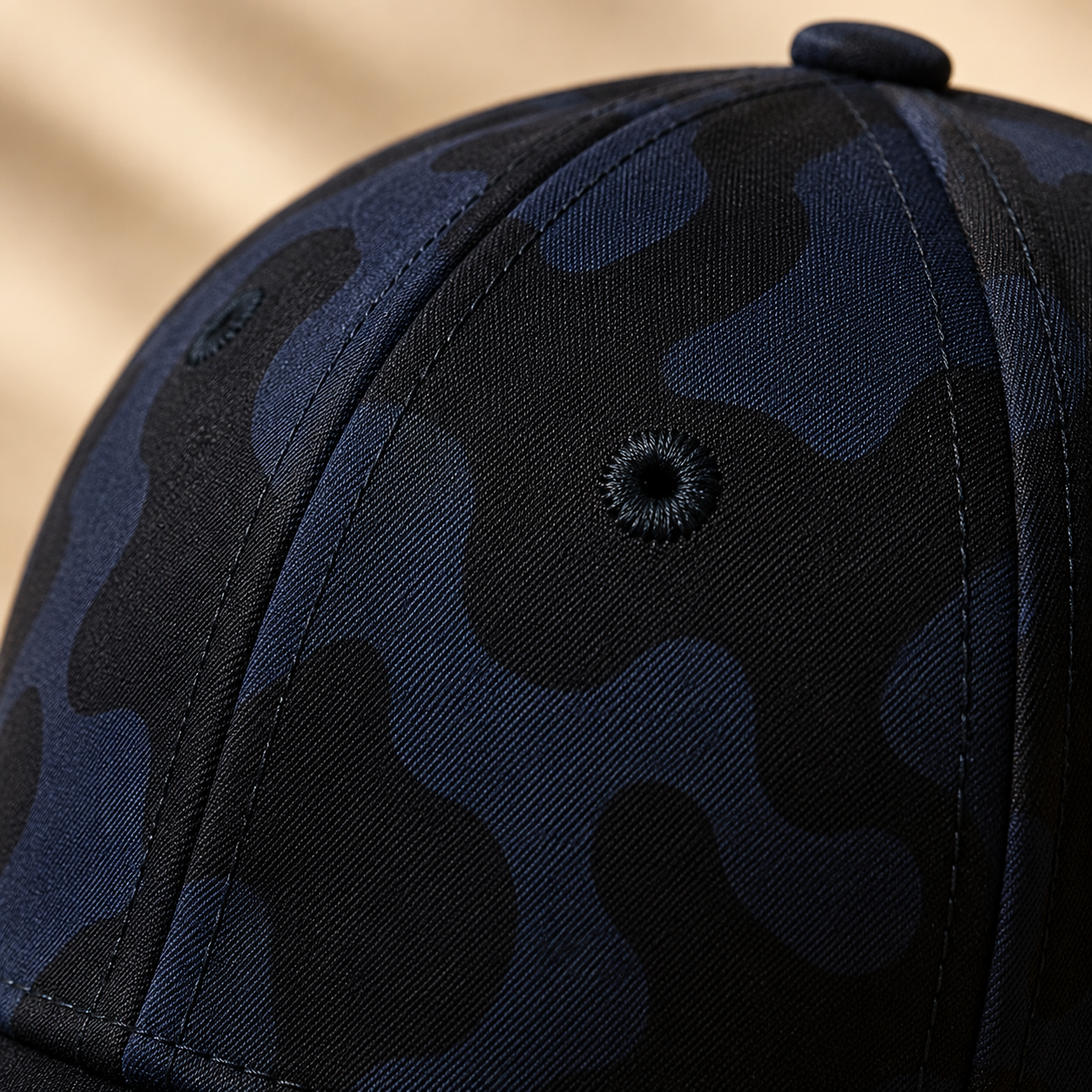 Jockey Gorra Camo Negro Azul | La Pilcha