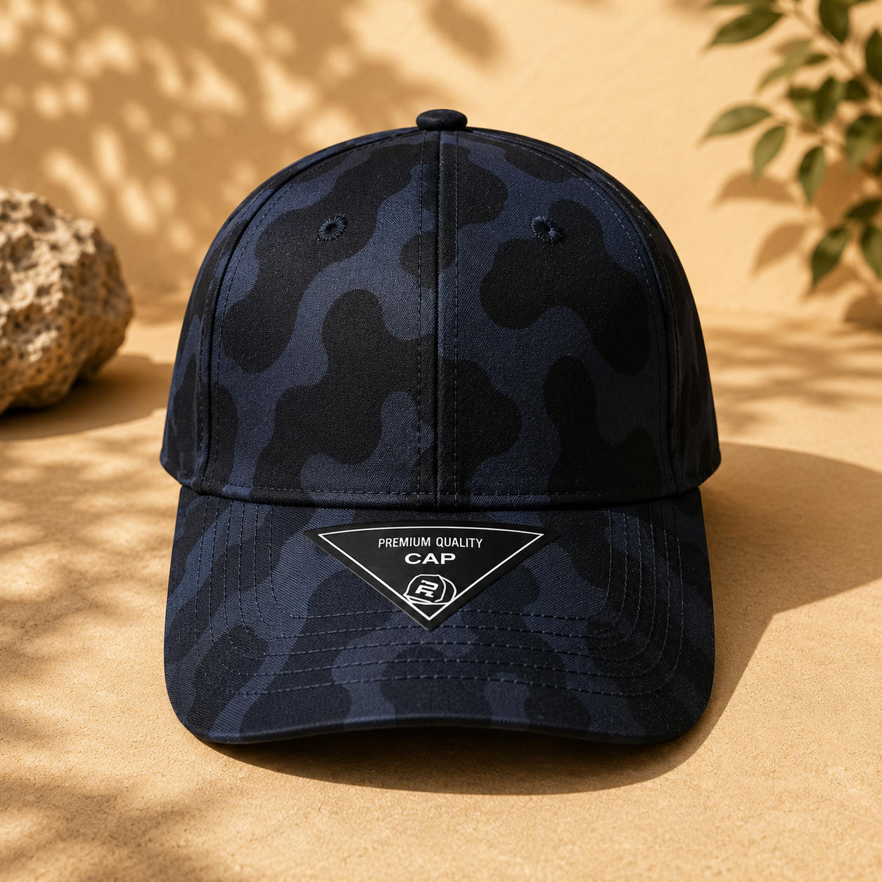Jockey Gorra Camo Negro Azul | La Pilcha