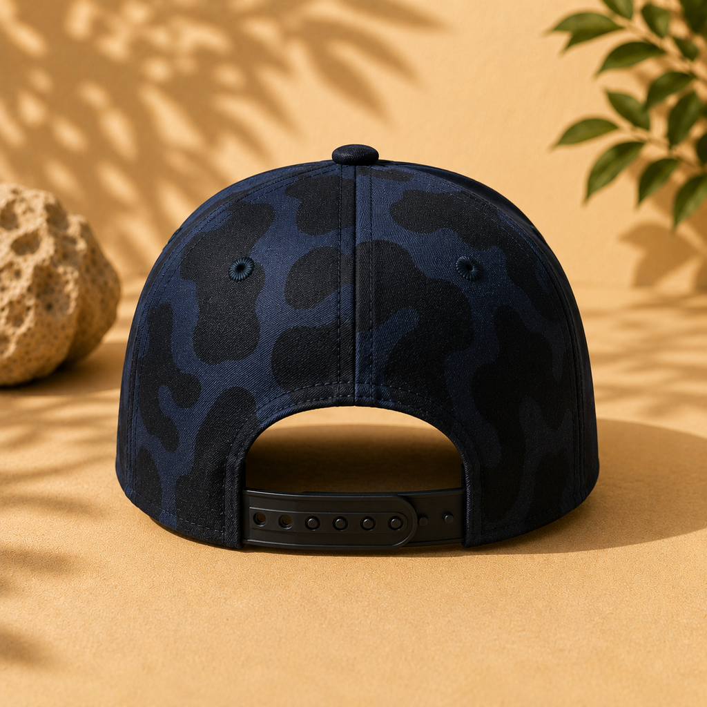 Jockey Gorra Camo Negro Azul | La Pilcha